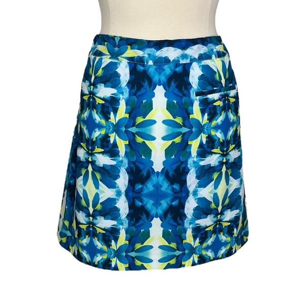 EP PRO Skort Golf Athletic Pockets Blue Yellow Floral Women’s Plus Size XXL - Picture 4 of 9